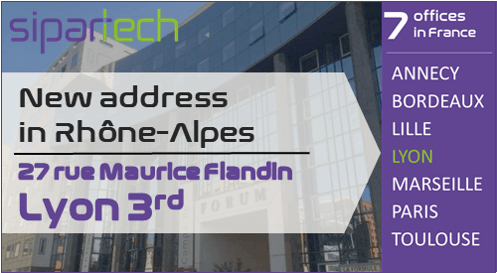 Sipartec new address in Rhone-Alpes Sipartec new address in Rhone-Alpes