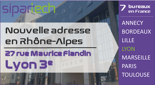 Sipartec nouvelle adresse en Rhone-Alpes